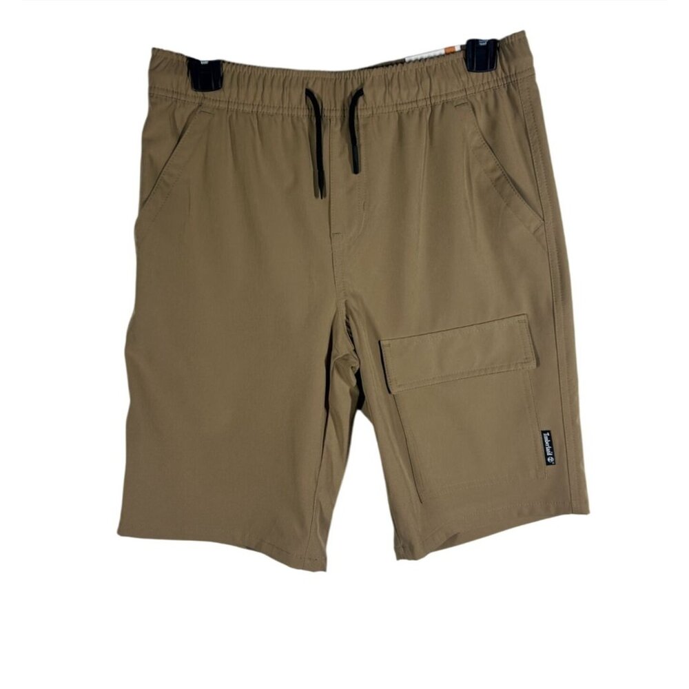 Timberland Stretch‎ Shorts Boy's Size Large (14/16) Elastic Waist & Pocket NEW